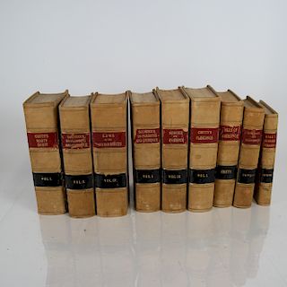 BOOKS: Lot of 9 Law Books, 18th & 19th C.