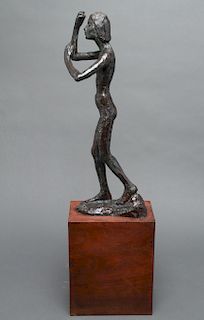 Irma Rothstein Modern Female Nude Bronze Sculpture