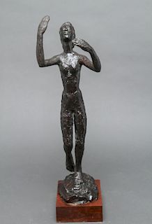 Irma Rothstein Modern Female Nude Bronze Sculpture