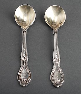 Tiffany & Co. Richelieu Cream Soup Spoons, 2