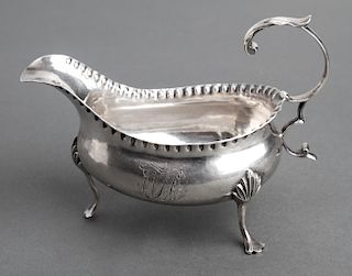 Charles Hougham English Silver Sauceboat