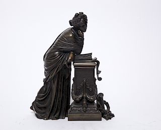Classical Bronze Sculpture of Woman
