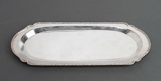 Austrian-Hungary Continental Silver Oblong Tray
