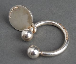 Tiffany & Co. Silver "Interior Design" Key Ring