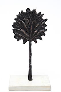 Diego Giacometti Style "Tree" Bronze Sculpture