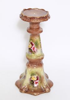 Hand Painted Ceramic Plant Stand / Pedestal