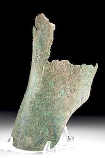 Greek Bronze Armor Fragment - Ankle Guard