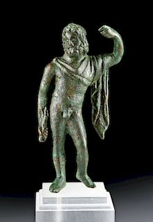 Roman Bronze Figure of Heracles