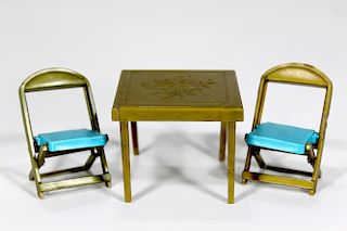 Dollhouse Folding Table & Chairs
