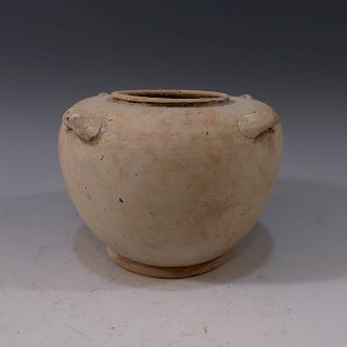 CHINESE ANTIQUE POTTERY JAR - SONG DYNASTY OR EARLIER