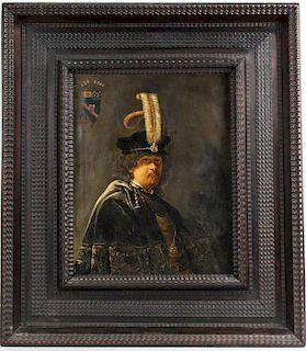 Oil on Canvas, Portrait of European Nobleman