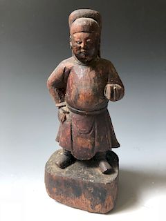 ANTIQUE CHINESE WOOD CARVING.  