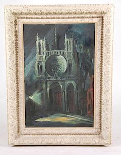 Oil on Canvas, Notre Dame, Arnold Hoffmann