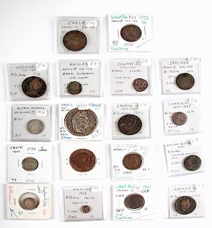 Lot of 18 European Coins - Majority are British