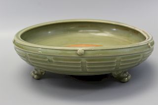Chinese tripod Longquan porcelain incense burner, Ming