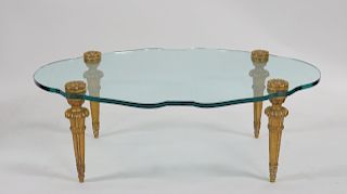 Vintage And Decorative Glass Top Coffee Table