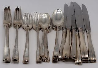 STERLING. Lunt Colonial Theme Flatware Service.