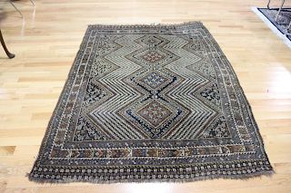 Antique & Finely Hand  Woven  Kazak Style Carpet