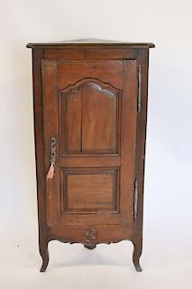 18 / 19 Century French Provincial Corner Cabinet .