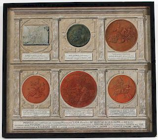 Italian Print of Medallions