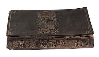 University of Virginia Autograph Book, 1854-1855, Signed by Over 40 Confederate Officers, Including Martyred Southern Spy John Yates Beall 
