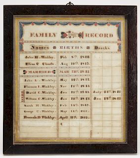 Heart in Hand Family Record Winkley -Choate Family