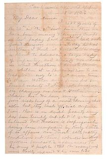 CSA Captain Leonard Williams, 2nd South Carolina Cavalry, Letter Regarding Advance Confederate Troops Opening Gettysburg Campaign