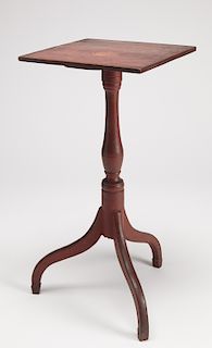 Spider Leg Candlestand in Red Paint