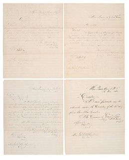 Orders and Circulars Regarding Furloughs, Signed by Osmun Latrobe 