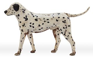 Life Size Cast Iron Dalmatian Dog