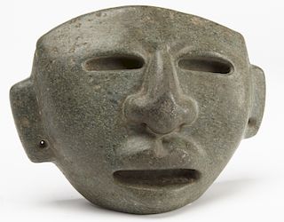 Mayan Carved Stone Mask