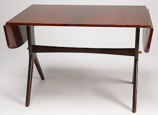 Mid-Century Modern Coffee Table with Drop-Leaves