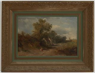 Adam Bartland European Oil Painting 1852