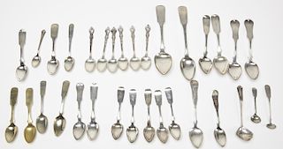 Coin Silver and Sterling Spoon Lot