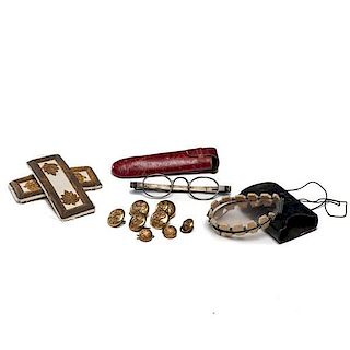 M.C. Foote, Military & Personal Items, Including Major General Shoulder Straps & Uniform Buttons 