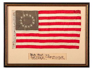 13-Star Flag Made By Betsy Ross' Great Granddaughter 