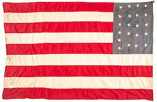 21-star American Flag, Possibly Civil War or GAR 