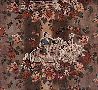 Zachary Taylor 1848 Printed Cotton Textile 