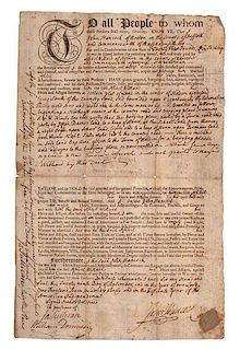 John Hancock Land Document Signed 