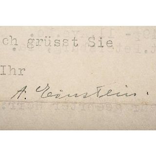 Albert Einstein TLS in German 
