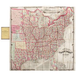 J.B. Rand, Pocket Map of the United States 