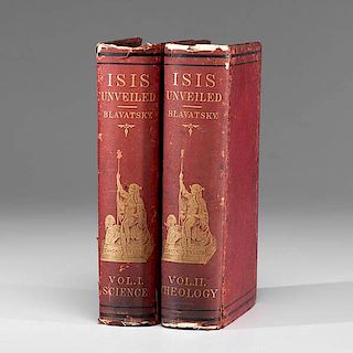 Isis Unveiled: A Master-Key to the Mysteries of Ancient and Modern Science and Theology, 2 Volume Set, First Edition, 1877 