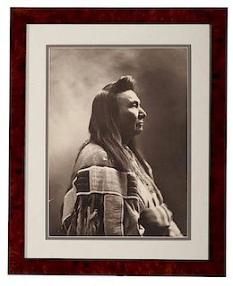 Chief Joseph Silver Print, Attributed to Wells Moses Sawyer 