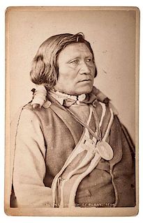 W.H. Jackson Albumen Photograph of Yamapi, A Runner for Ute Chief Ouray 