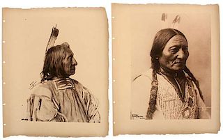 F.A. Rinehart - Marsden Studios, Group of 39 Silver Gelatin Prints of American Indians 
