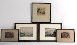 Five Scenic Etchings