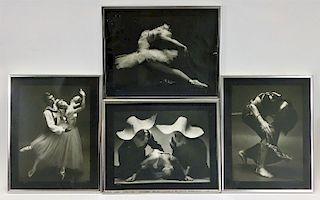 4 Max Waldman Ballerina Silver Gelatin Photographs