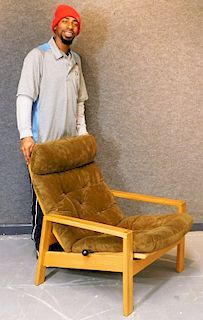 Design Environment Reclining Wood Chair