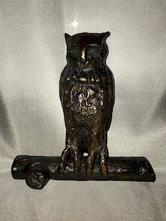 Swiss Bronze Sculpture Diego Giacometti Owl