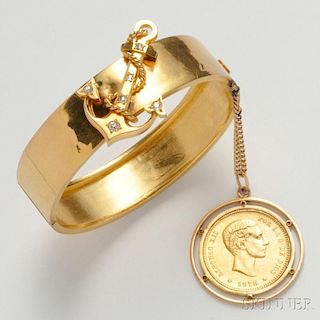 Antique 18kt Gold Bracelet